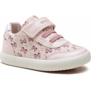 Sneakersy Geox B Gisli Girl B021MA0AW54C8175 M Lt Pink/White