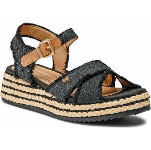 Espadrilky Wrangler Kim Tex WL21634A Black/Pewter 309