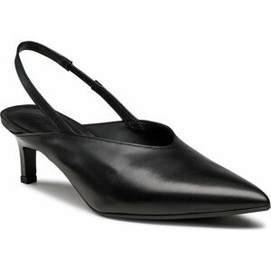 Sandály Calvin Klein Geo Stil Slingback Pump 50 HW0HW01345 Ck Black BEH