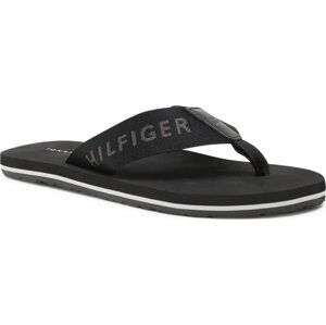 Žabky Tommy Hilfiger Print Beach Sandal FM0FM04618 Black BDS