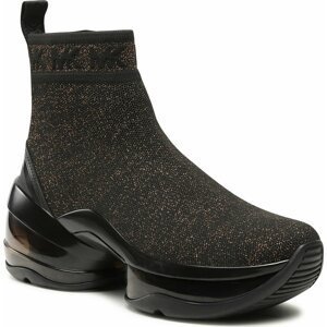 Sneakersy MICHAEL Michael Kors Olympia Bootie Extreme 43F3OLFE5D Black/Bronze