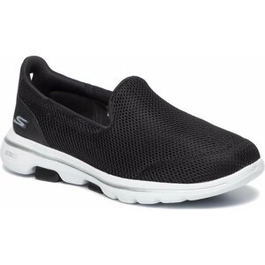 Polobotky Skechers Go Walk 5 15901/BKW Black/White