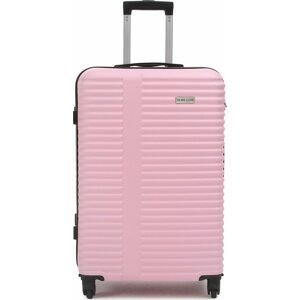 Velký tvrdý kufr Semi Line T5573-5 Růžová
