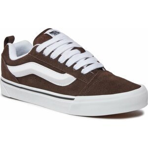 Sneakersy Vans Knu Skool VN0009QCNWH1 Brown/White