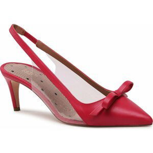 Sandály Red Valentino 2Q2S0C04SIA Magenta/Trasparente