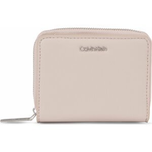 Dámská peněženka Calvin Klein Ck Must Wallet W/Flap Md K60K607432 Shadow Gray PE1