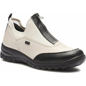 Sneakersy Rieker L7153-60 Schwarz / Crema / Perlcreme 60
