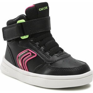 Sneakersy Geox J Djrock G. C J264MC 0BCEW C9B8L M Black/Fluo Fuchsia
