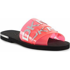 Nazouváky DKNY Idalie Logo- Flat S K4121794 Laser Pink