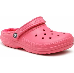 Nazouváky Crocs Crocs Classic Lined Clog 203591 Hyper Pink 6VZ