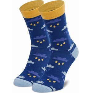 Pánské klasické ponožky Dots Socks DTS-SX-447-G Tmavomodrá