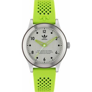 Hodinky adidas Originals Code Three Watch AOSY23034 Silver