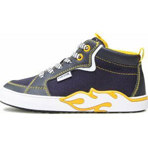 Sneakersy Geox J Alphabeet Boy J35HLF01054C0657 S Navy/Yellow