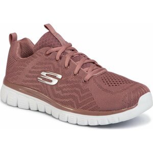 Boty Skechers Get Connected 12615/MVE Mauve