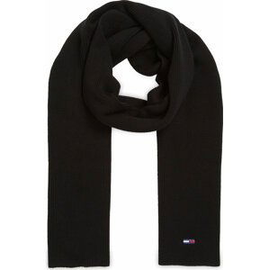 Šál Tommy Jeans Tjw Flag Scarf AW0AW15478 Black BDS