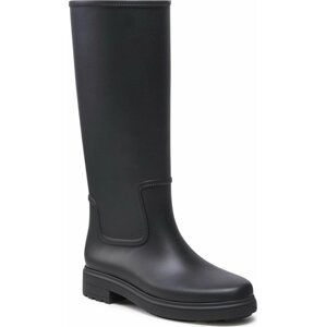 Holínky Calvin Klein Rain Boot Knee W/Flc HW0HW01265 Ck Black BAX