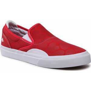 Sneakersy Emerica Wino G6 Slip-On 6101000111 Red/White 616