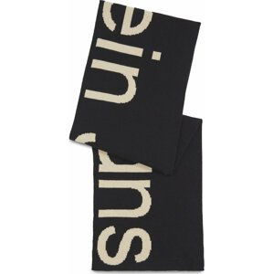 Šál Calvin Klein Jeans Logo Scarf K60K611263 Black BDS