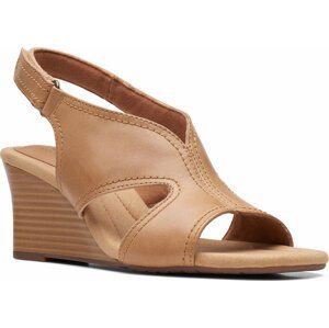 Sandály Clarks Kyarra Aster 26171232 Light Tan Lea