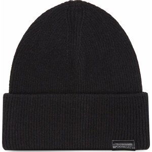 Čepice Calvin Klein Leather Patch Docker Beanie K50K510978 Ck Black BAX