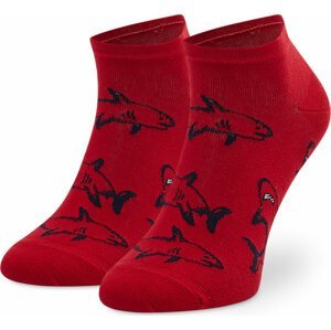 Nízké ponožky Unisex Freakers FFSMREK-RED Červená