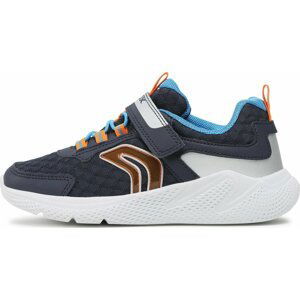 Sneakersy Geox J Sprintye Boy J25GBB014CEC0673 D Navy/Silver