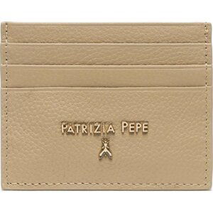 Pouzdro na kreditní karty Patrizia Pepe CQ7001/L001-B775 Winter Sand