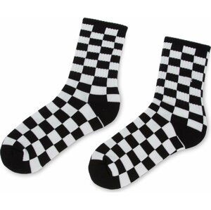 Dámské klasické ponožky Vans Checkerboard Crew VN0A3H3NHU0 r.38,5/42 Black/White