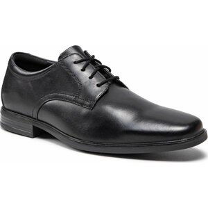 Polobotky Clarks Howard Walk 261612857 Black Leather