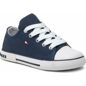 Plátěnky Tommy Hilfiger Low Cut Lace-Up Sneaker T3X4-32207-0890 M Blue 800
