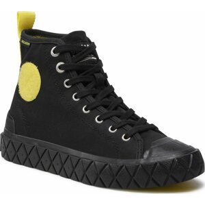 Plátěnky Palladium Palla Sce Smiley Mid 77177-008-M Black