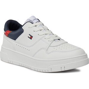Sneakersy Tommy Hilfiger Low Cut Lace-Up Sneaker T3X9-33367-1355 S White