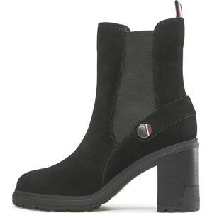 Polokozačky Tommy Hilfiger Outdoor High Heel Boot FW0FW06739 Black BDS