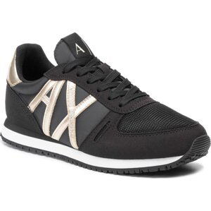 Sneakersy Armani Exchange XDX031 XV137 N692 Black/Lt Gold