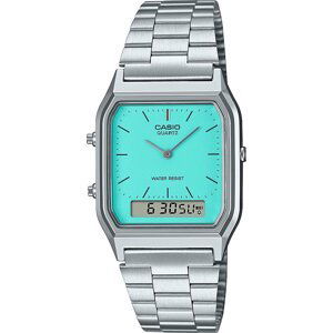 Hodinky Casio Vintage Maxi AQ-230A-2A2MQYES Silver/Blue