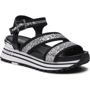 Sandály Liu Jo Maxi Wonder Sandal 15 BA2147 TX053 Silver/Black S1S01