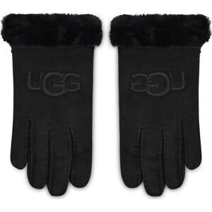 Dámské rukavice Ugg W Sheepskin Embroider 20931 Black