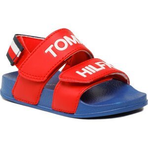 Sandály Tommy Hilfiger Logo Velcro Sandal T1B2-32927-1172 M Red 300