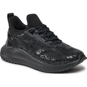 Sneakersy Calvin Klein Jeans Eva Run Slipon Lace Lum Aop Wn YW0YW01441 Triple Black Aop 0GT