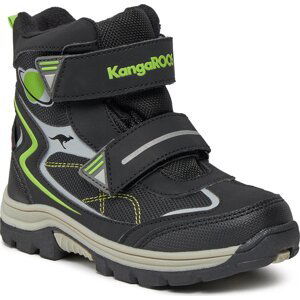 Sněhule KangaRoos K-Lawi V Ktx 18972 000 5008 Black/Lime