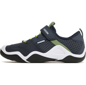 Sneakersy Geox J Wader B. A J3530A 01450 C0749 D Navy/Lime
