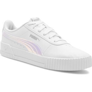 Sneakersy Puma Carina Holo Jr 38374101 Biały White