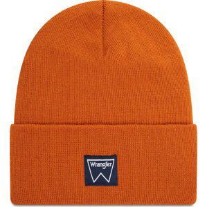 Čepice Wrangler Basic Beanie W0U0UHXT2 Apricot Orange