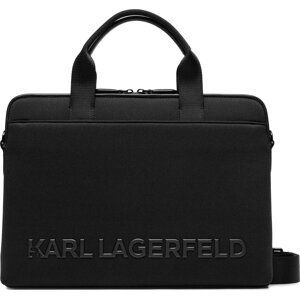 Brašna na notebook KARL LAGERFELD 240M3251 Black