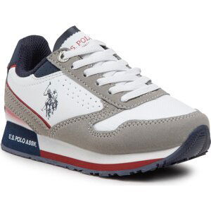 Sneakersy U.S. Polo Assn. Nobik001B NOBIK001B/BHT2 Whi/Lgr02