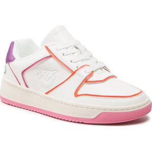 Sneakersy Pinko Flamine Sneaker 20231 BLKS1 101226.A0VK Bianco/Fux ZW8