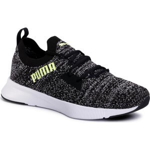 Boty Puma Flyer Runner Engineer Knit 192790 08 Black/White/Yellow Alert