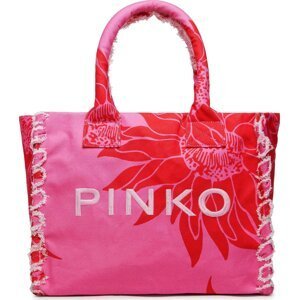 Kabelka Pinko Beach Shopping PE 23 PLTT 100782 A0PZ Rosa/Rosso NR1