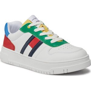 Sneakersy Tommy Hilfiger Flag Low Cut Lace-Up Sneaker T3X9-33369-1355 S Multicolor Y913