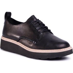 Oxfordy Clarks Trace Walk 261502224 Black Leather